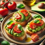 Bruschette con Avocado e Pomodoro