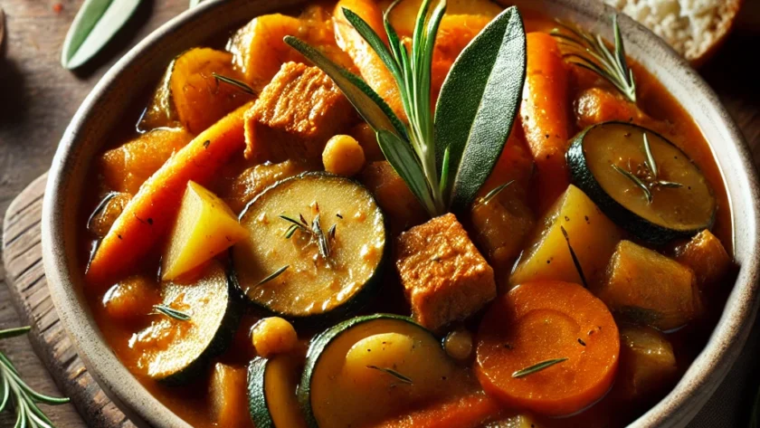 Secondo piatto vegano? Stufato di Seitan con Verdure