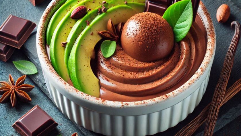 Mousse di Cioccolato Fondente e Avocado