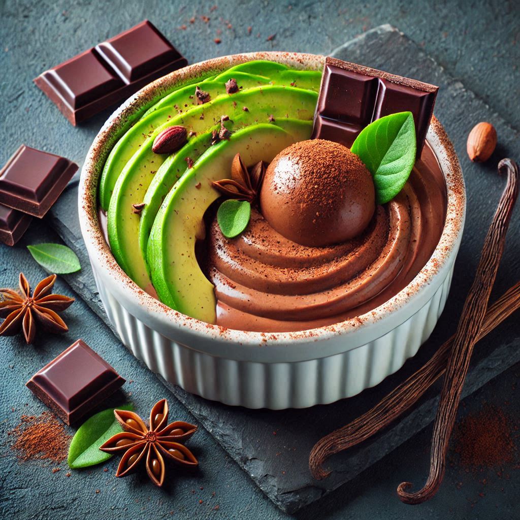Mousse di Cioccolato Fondente e Avocado