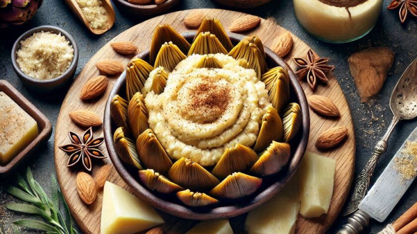 Purè di Topinambur e Mandorle