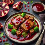 Secondo piatto vegano per Capodanno: Seitan Brasato con Salsa al Melograno