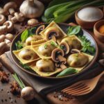 Antipasto vegano chinese style: Ravioli Vegani al Vapore con Ripieno di Funghi e Zenzero