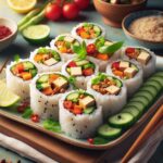 Involtini di Riso con Verdure e Tofu Marinato